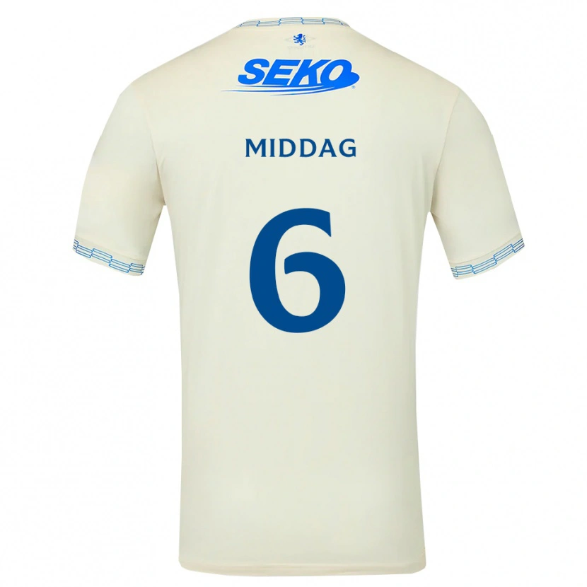 Danxen Dames Tessel Middag #6 Diepblauw Wit Uitshirt Uittenue 2026/27 T-Shirt België