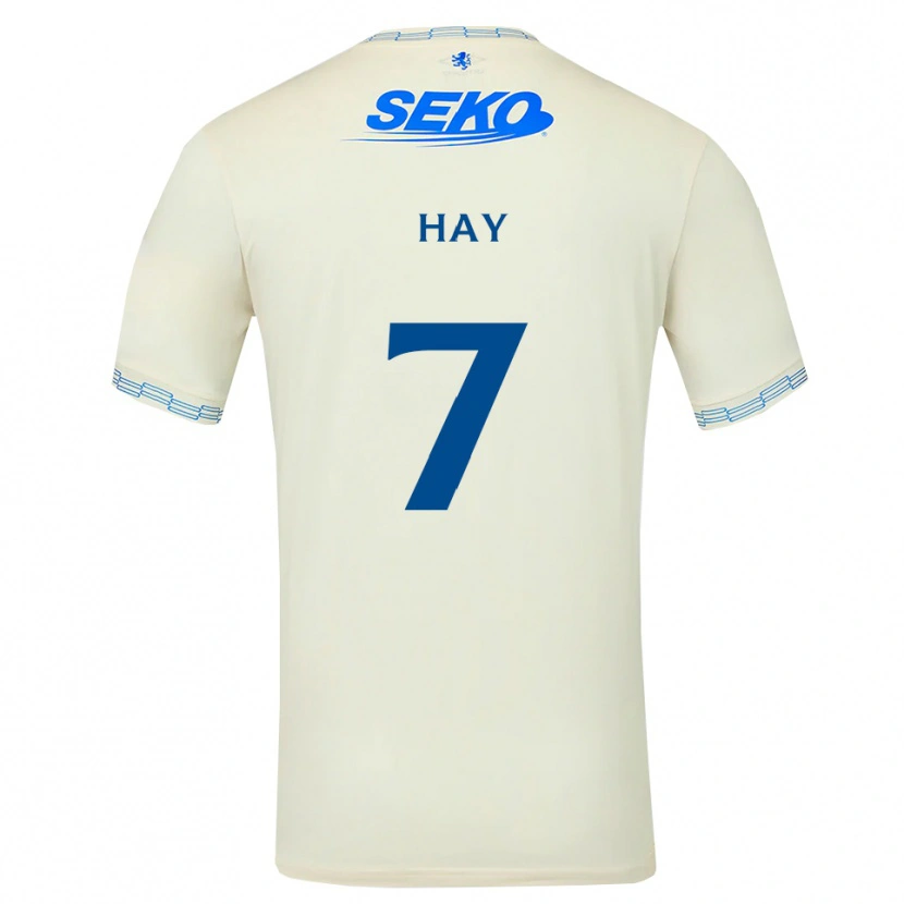 Danxen Dames Brogan Hay #7 Diepblauw Wit Uitshirt Uittenue 2026/27 T-Shirt België