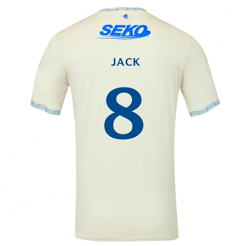 Danxen Dames Ryan Jack #8 Diepblauw Wit Uitshirt Uittenue 2026/27 T-Shirt België