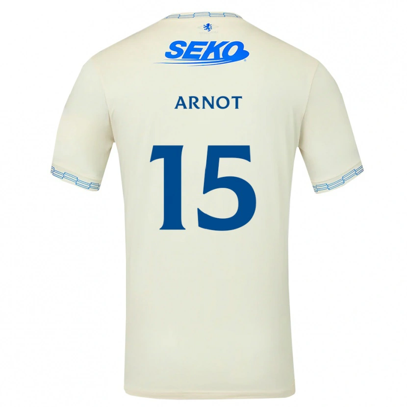 Danxen Dames Elizabeth Arnot #15 Diepblauw Wit Uitshirt Uittenue 2026/27 T-Shirt België