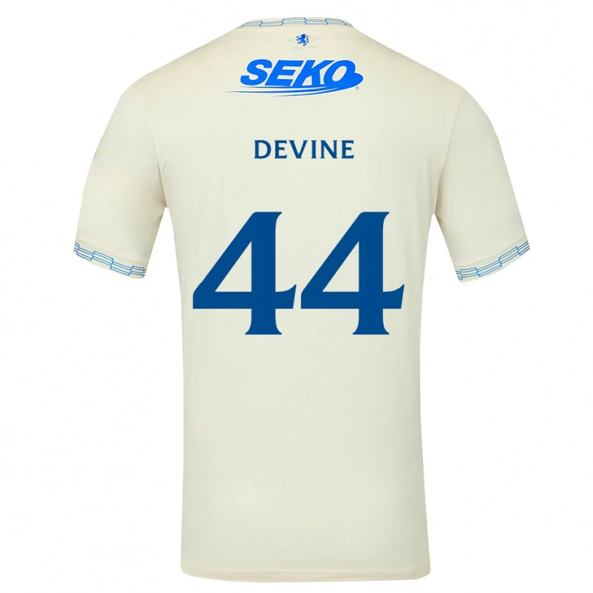 Danxen Dames Adam Devine #44 Diepblauw Wit Uitshirt Uittenue 2026/27 T-Shirt België