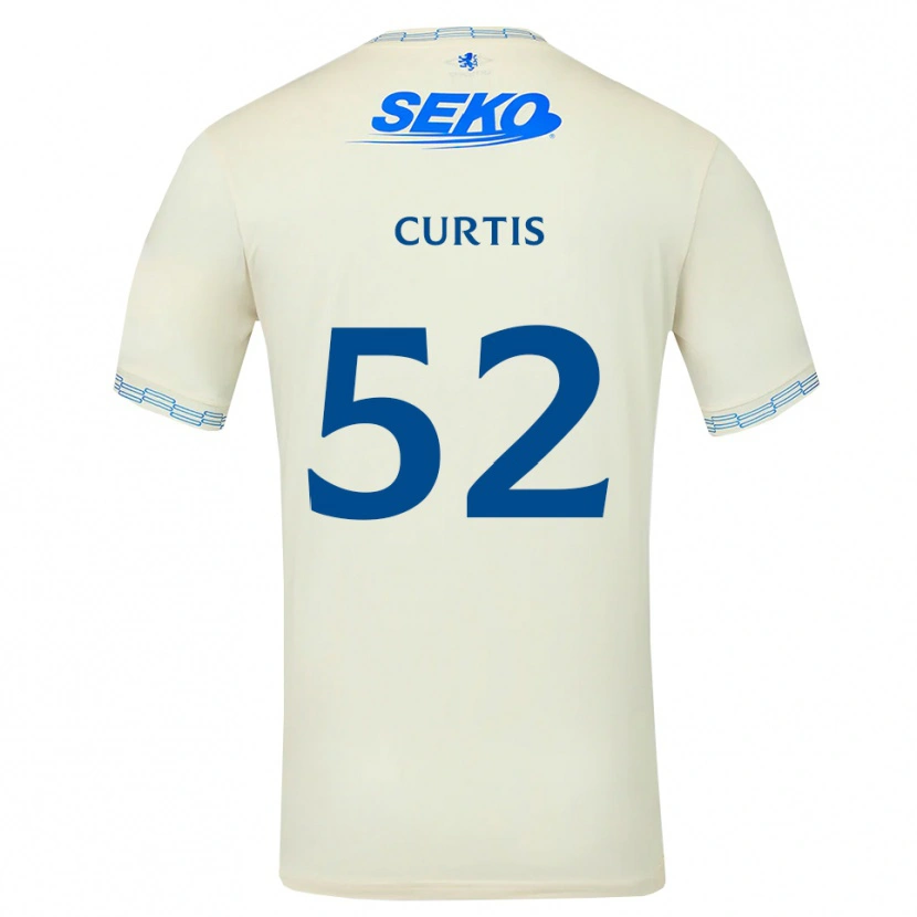 Danxen Dames Findlay Curtis #52 Diepblauw Wit Uitshirt Uittenue 2026/27 T-Shirt België