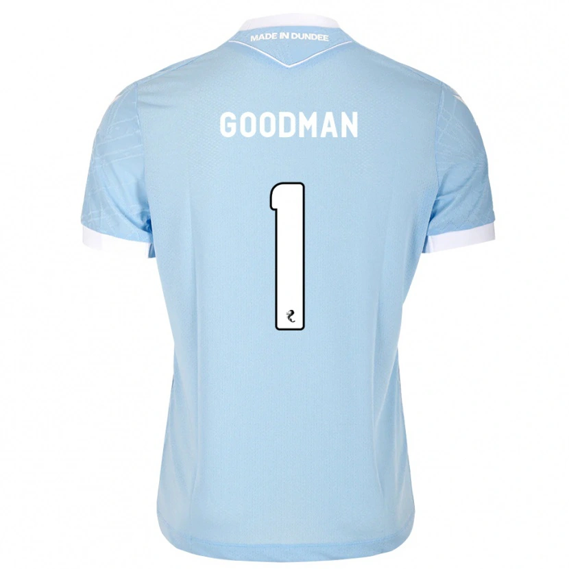 Danxen Dames Owen Goodman #1 Lichthemelsblauw Wit Uitshirt Uittenue 2026/27 T-Shirt België