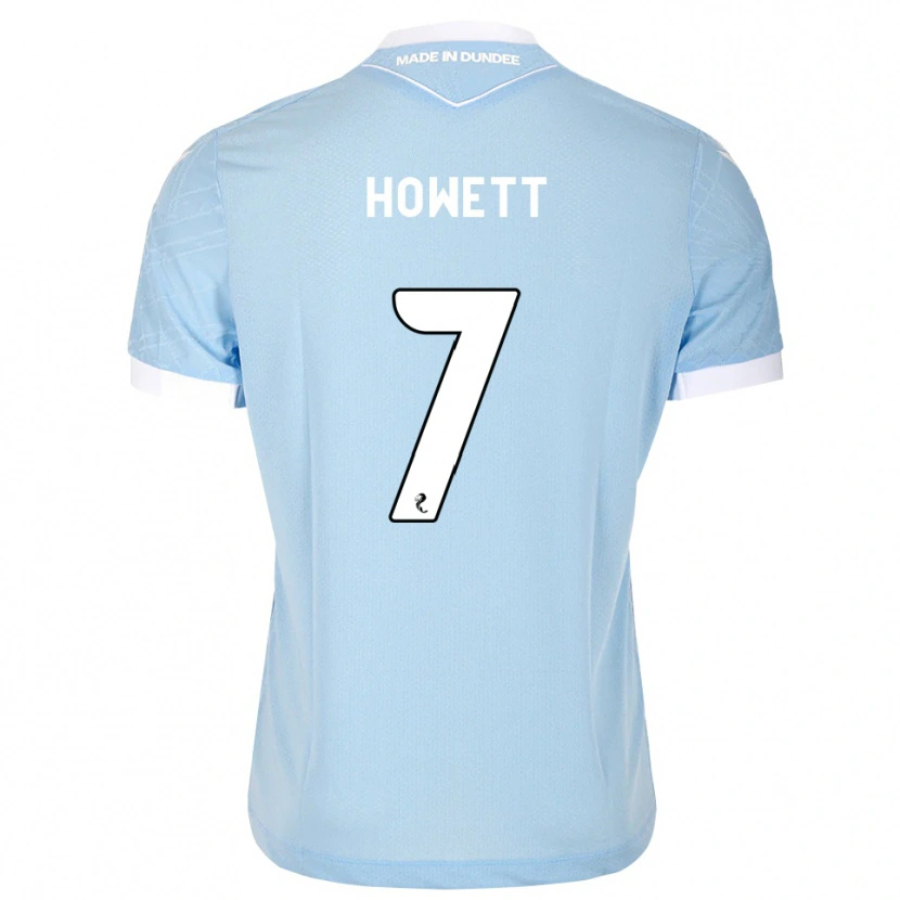 Danxen Dames Leo Howett #7 Lichthemelsblauw Wit Uitshirt Uittenue 2026/27 T-Shirt België