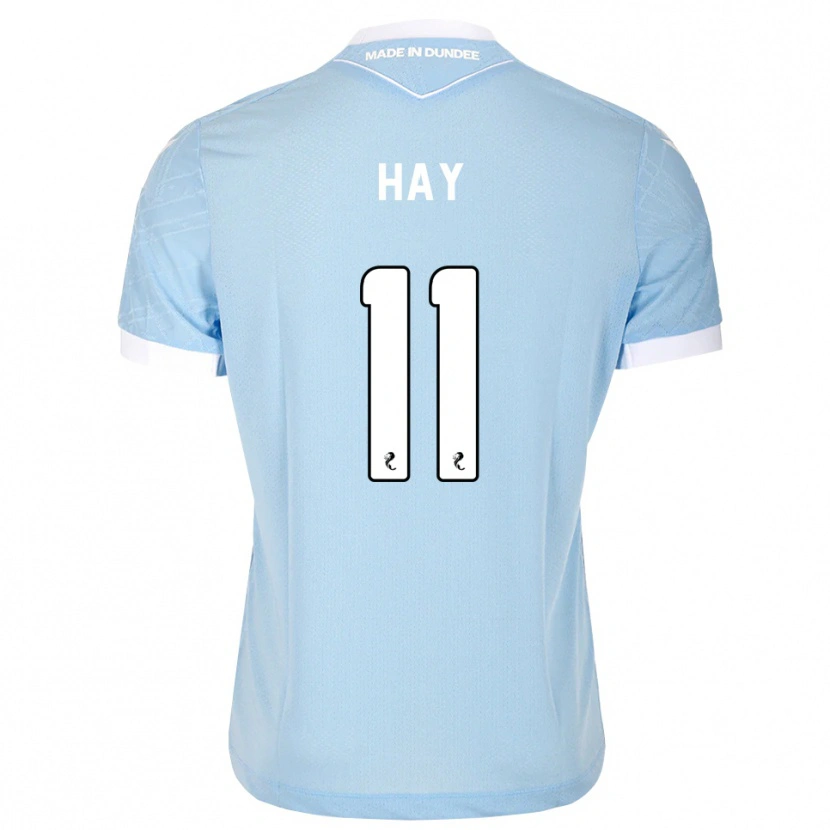 Danxen Dames Ashley Hay #11 Lichthemelsblauw Wit Uitshirt Uittenue 2026/27 T-Shirt België