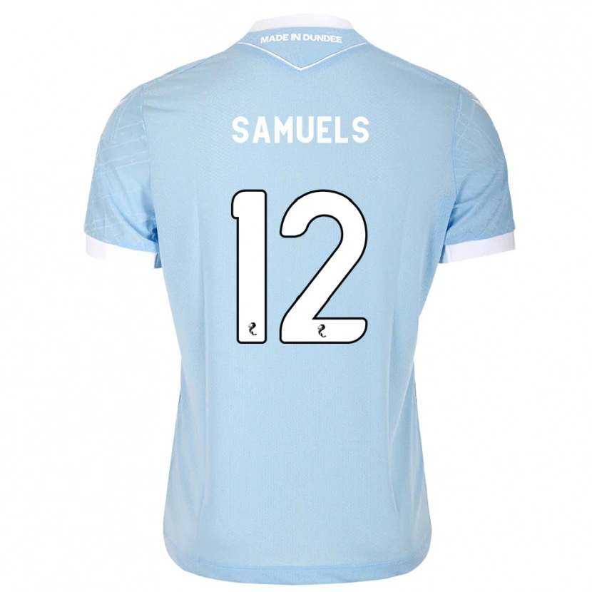 Danxen Dames Imari Samuels #12 Lichthemelsblauw Wit Uitshirt Uittenue 2026/27 T-Shirt België
