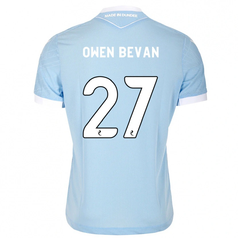 Danxen Dames Owen Bevan #27 Lichthemelsblauw Wit Uitshirt Uittenue 2026/27 T-Shirt België