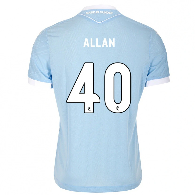 Danxen Dames Finlay Allan #40 Lichthemelsblauw Wit Uitshirt Uittenue 2026/27 T-Shirt België