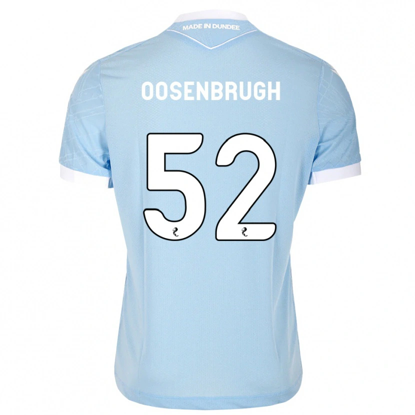 Danxen Dames Charley Oosenbrugh #52 Lichthemelsblauw Wit Uitshirt Uittenue 2026/27 T-Shirt België