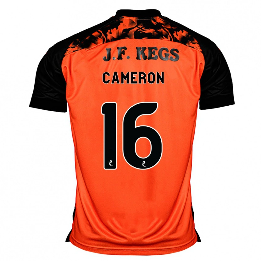 Danxen Kinderen Lyall Cameron #16 Oranje Zwart Wit Thuisshirt Thuistenue 2026/27 T-Shirt België