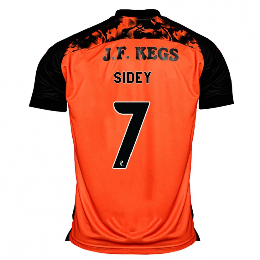 Danxen Kinderen Leah Sidey #7 Oranje Zwart Wit Thuisshirt Thuistenue 2026/27 T-Shirt België