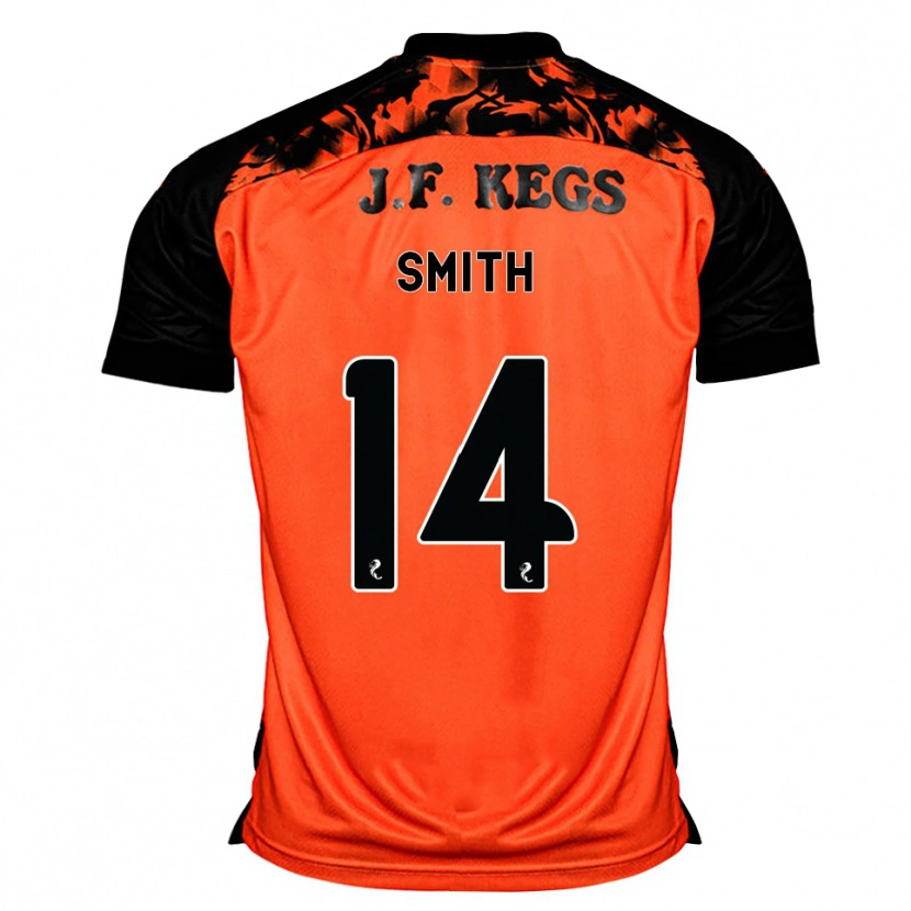 Danxen Kinderen Ellis Smith #14 Oranje Zwart Wit Thuisshirt Thuistenue 2026/27 T-Shirt België