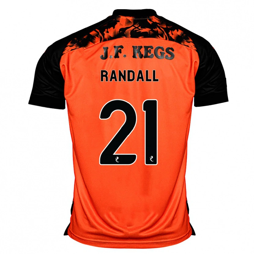 Danxen Kinderen Jesse Randall #21 Oranje Zwart Wit Thuisshirt Thuistenue 2026/27 T-Shirt België