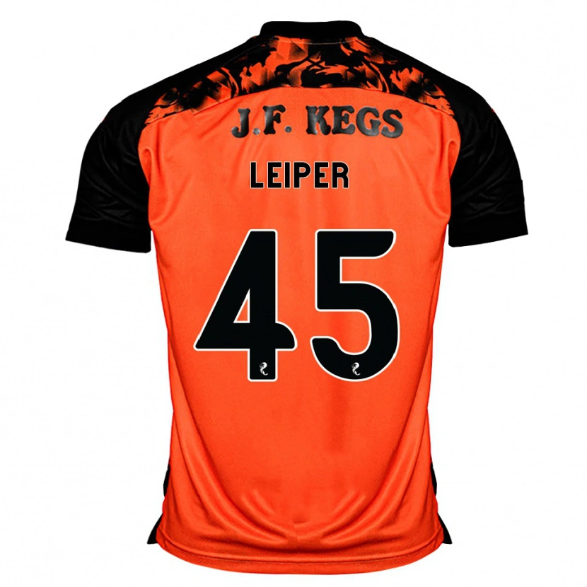 Danxen Kinderen Cohen Leiper #45 Oranje Zwart Wit Thuisshirt Thuistenue 2026/27 T-Shirt België