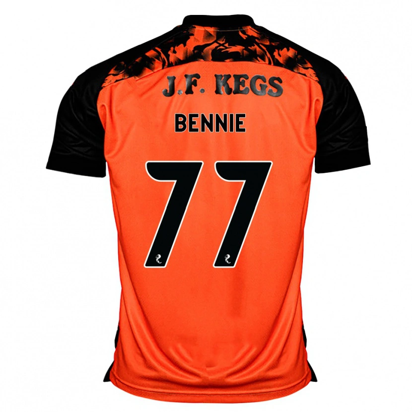 Danxen Kinderen Daniel Bennie #77 Oranje Zwart Wit Thuisshirt Thuistenue 2026/27 T-Shirt België