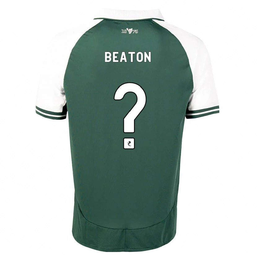 Danxen Kinderen Christian Beaton #0 Zeegroen Wit Thuisshirt Thuistenue 2026/27 T-Shirt België