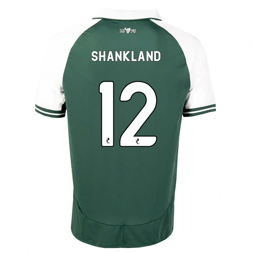 Danxen Kinderen Cole Shankland #12 Zeegroen Wit Thuisshirt Thuistenue 2026/27 T-Shirt België
