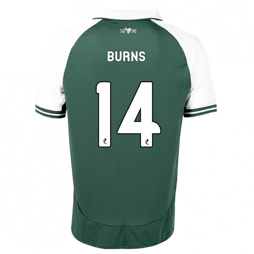 Danxen Kinderen Alisdair Burns #14 Zeegroen Wit Thuisshirt Thuistenue 2026/27 T-Shirt België