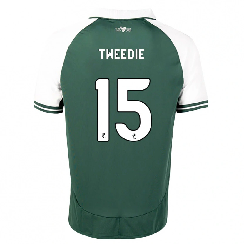 Danxen Kinderen Lia Tweedie #15 Zeegroen Wit Thuisshirt Thuistenue 2026/27 T-Shirt België
