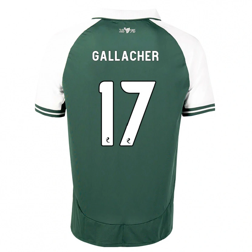 Danxen Kinderen Jay Gallacher #17 Zeegroen Wit Thuisshirt Thuistenue 2026/27 T-Shirt België