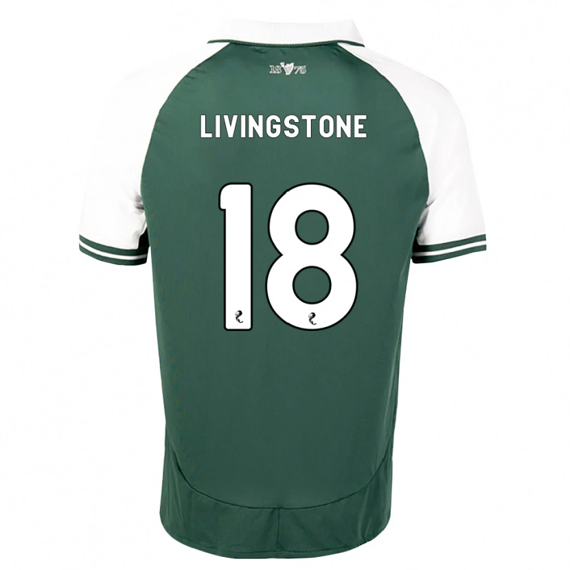 Danxen Kinderen Rosie Livingstone #18 Zeegroen Wit Thuisshirt Thuistenue 2026/27 T-Shirt België