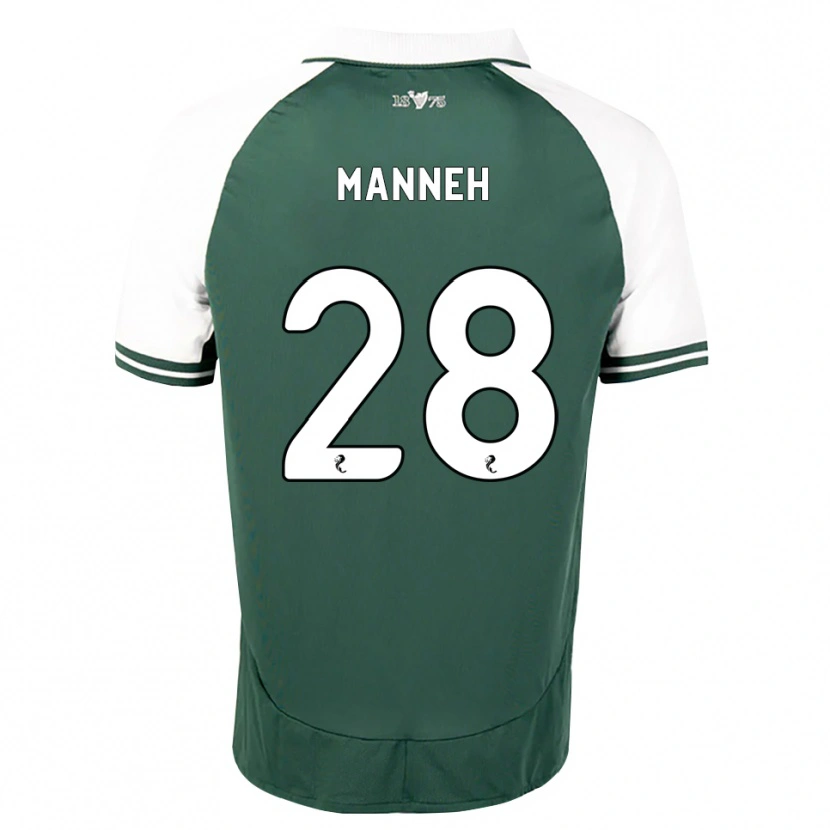 Danxen Kinderen Alasana Manneh #28 Zeegroen Wit Thuisshirt Thuistenue 2026/27 T-Shirt België