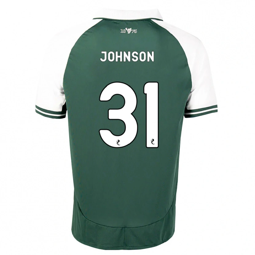 Danxen Kinderen Murray Johnson #31 Zeegroen Wit Thuisshirt Thuistenue 2026/27 T-Shirt België