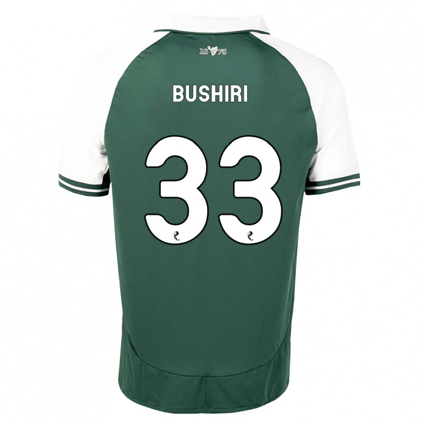 Danxen Kinderen Rocky Bushiri #33 Zeegroen Wit Thuisshirt Thuistenue 2026/27 T-Shirt België