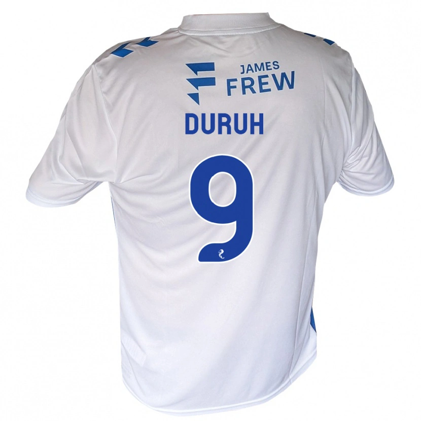 Danxen Kinderen Samuel Duruh #9 Koningsblauw Wit Thuisshirt Thuistenue 2026/27 T-Shirt België