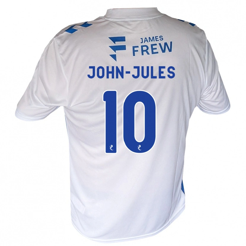 Danxen Kinderen Tyreece John-Jules #10 Koningsblauw Wit Thuisshirt Thuistenue 2026/27 T-Shirt België
