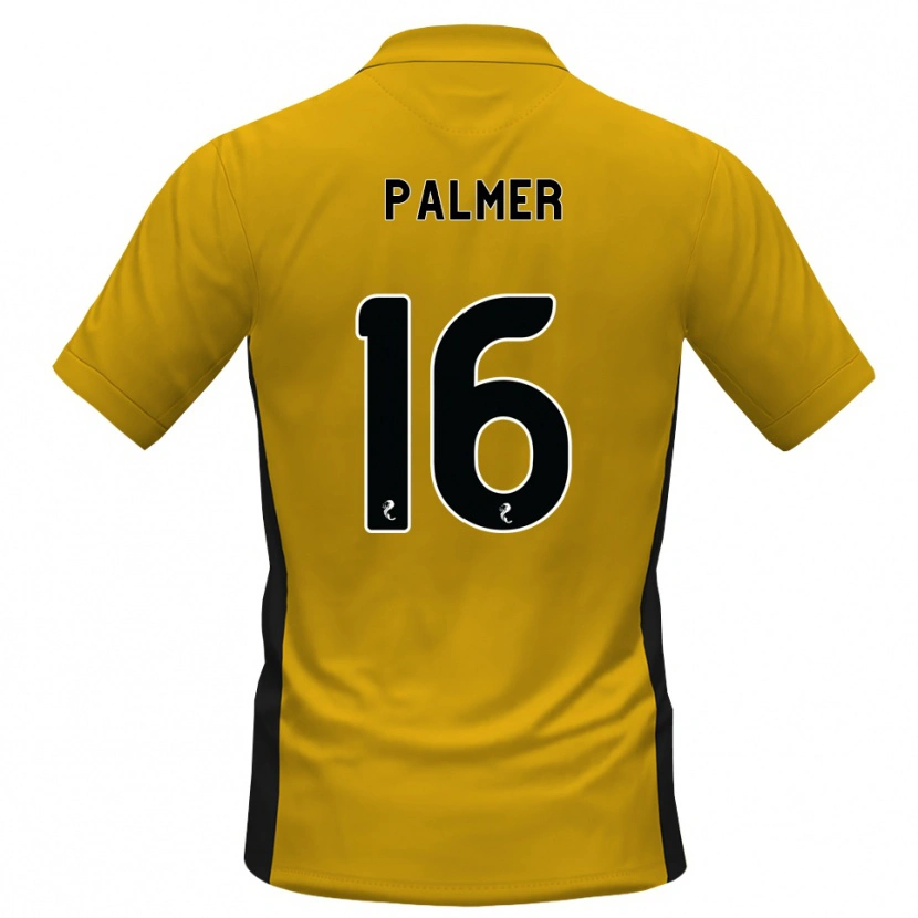 Danxen Kinderen Cammy Palmer #16 Oranje Zwart Thuisshirt Thuistenue 2026/27 T-Shirt België
