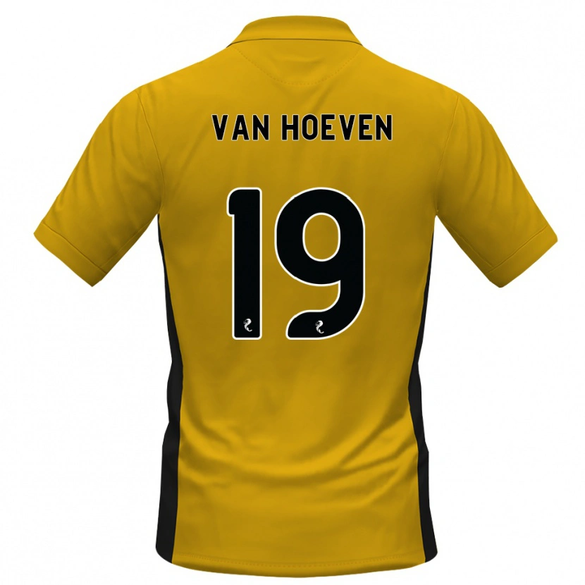 Danxen Kinderen Bradly Van Hoeven #19 Oranje Zwart Thuisshirt Thuistenue 2026/27 T-Shirt België
