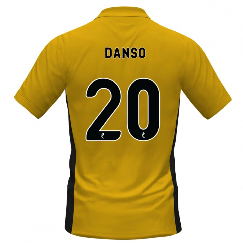 Danxen Kinderen Emmanuel Danso #20 Oranje Zwart Thuisshirt Thuistenue 2026/27 T-Shirt België