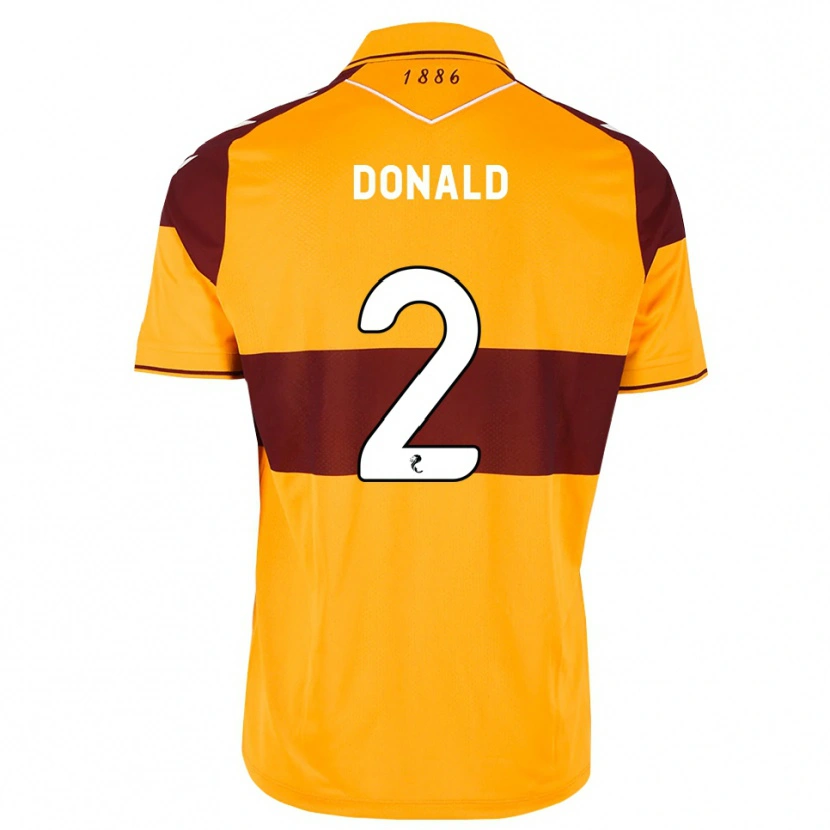 Danxen Kinderen Eve Donald #2 Kastanjebruin Oranje Thuisshirt Thuistenue 2026/27 T-Shirt België