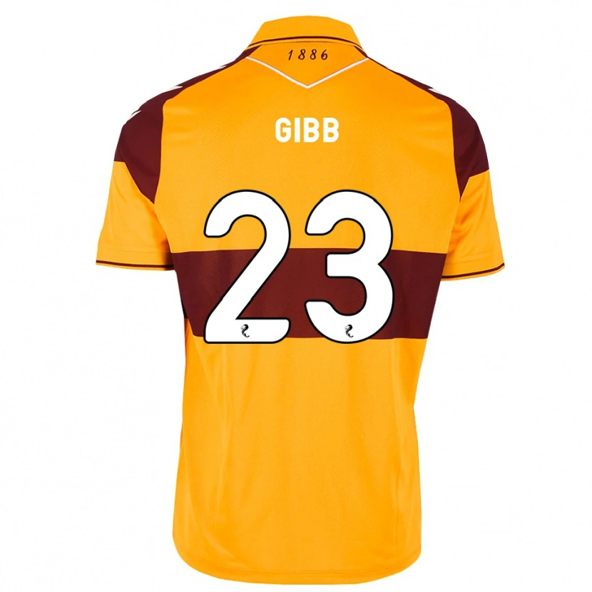 Danxen Kinderen Sarah Gibb #23 Kastanjebruin Oranje Thuisshirt Thuistenue 2026/27 T-Shirt België
