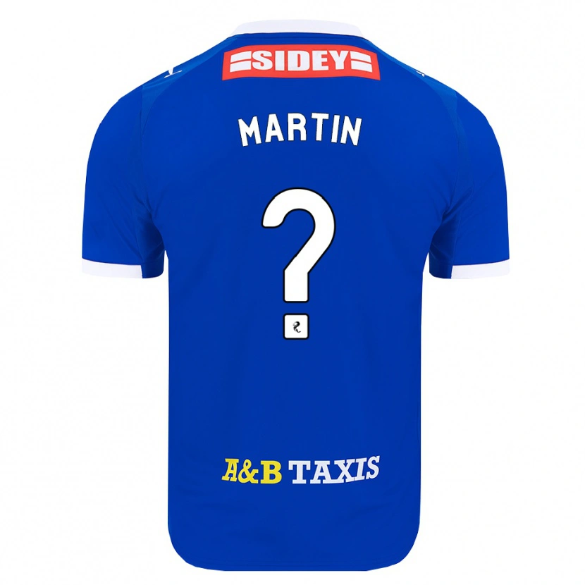 Danxen Kinderen Ethan Martin #0 Blauw Rood Geel Thuisshirt Thuistenue 2026/27 T-Shirt België