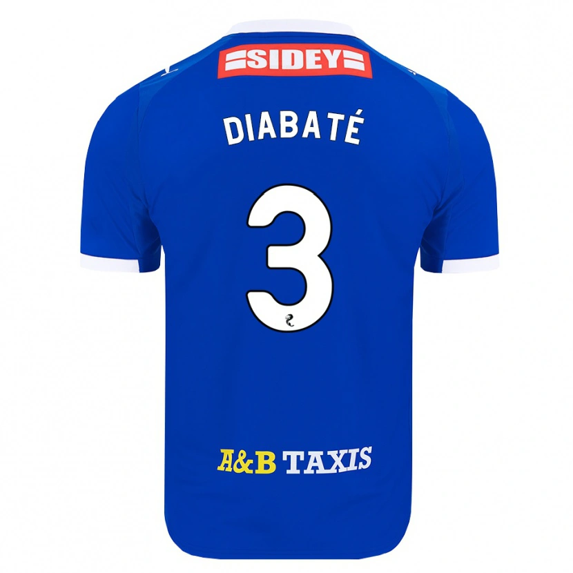 Danxen Kinderen Cheick Diabaté #3 Blauw Rood Geel Thuisshirt Thuistenue 2026/27 T-Shirt België