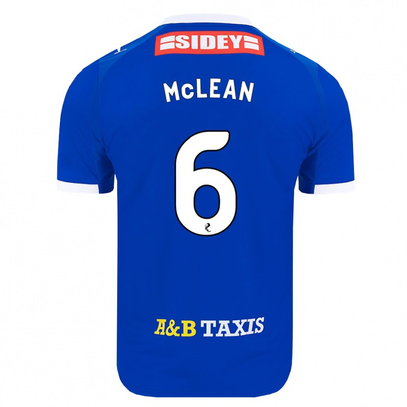 Danxen Kinderen Elvie Mclean #6 Blauw Rood Geel Thuisshirt Thuistenue 2026/27 T-Shirt België