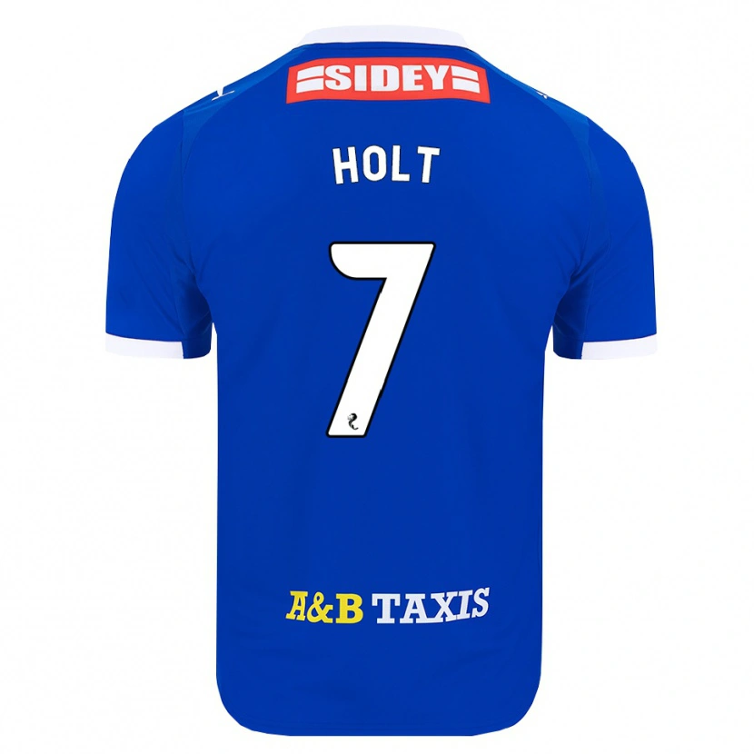 Danxen Kinderen Jason Holt #7 Blauw Rood Geel Thuisshirt Thuistenue 2026/27 T-Shirt België