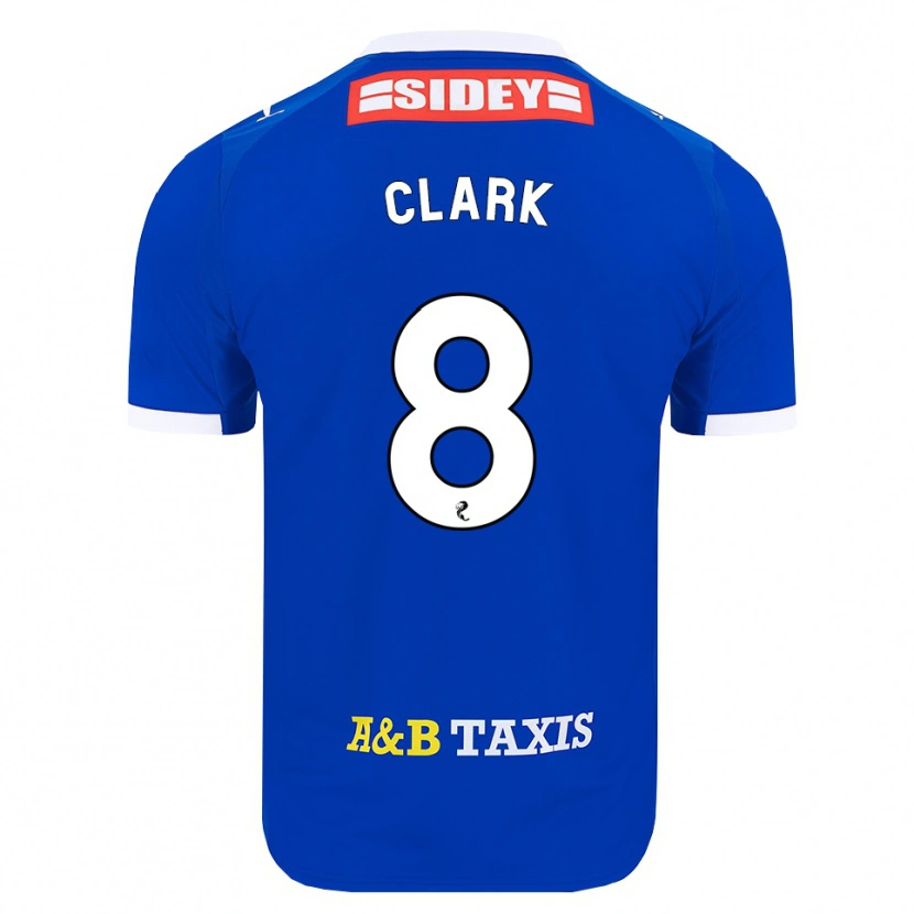 Danxen Kinderen Hannah Clark #8 Blauw Rood Geel Thuisshirt Thuistenue 2026/27 T-Shirt België