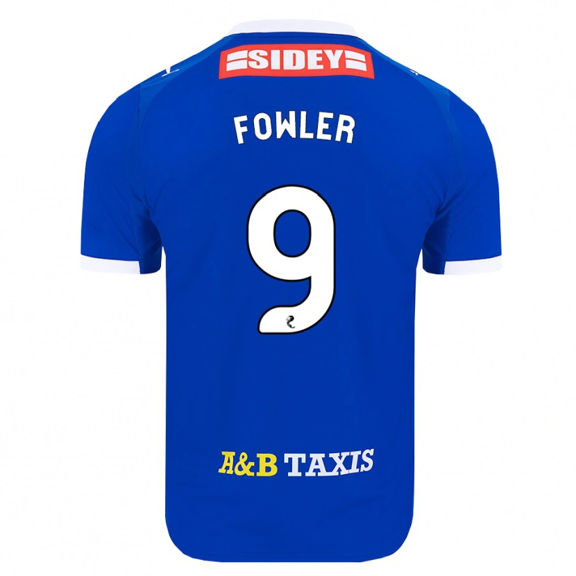 Danxen Kinderen Josh Fowler #9 Blauw Rood Geel Thuisshirt Thuistenue 2026/27 T-Shirt België