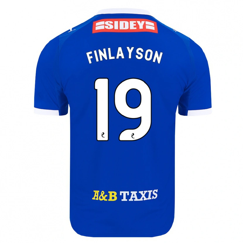 Danxen Kinderen Danny Finlayson #19 Blauw Rood Geel Thuisshirt Thuistenue 2026/27 T-Shirt België