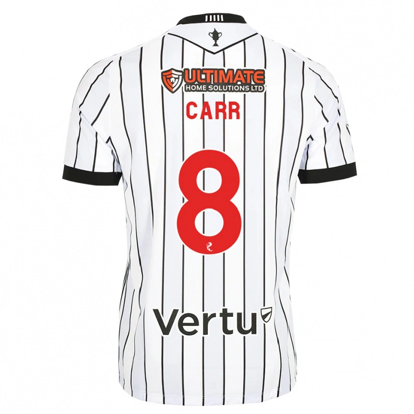 Danxen Kinderen Ryan Carr #8 Wit Zwart Rood Thuisshirt Thuistenue 2026/27 T-Shirt België