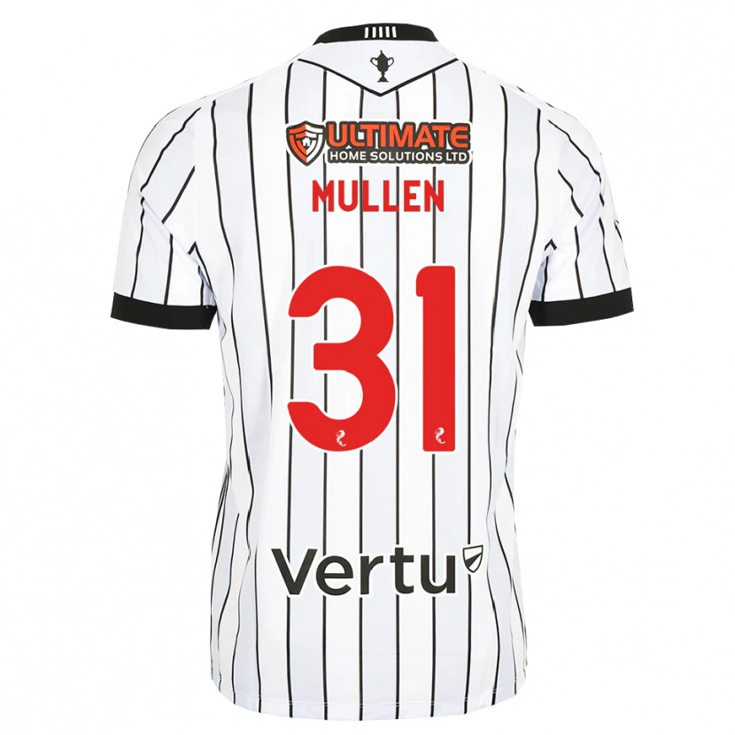 Danxen Kinderen Ryan Mullen #31 Wit Zwart Rood Thuisshirt Thuistenue 2026/27 T-Shirt België