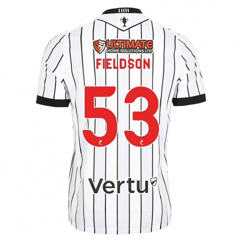 Danxen Kinderen Henry Fieldson #53 Wit Zwart Rood Thuisshirt Thuistenue 2026/27 T-Shirt België