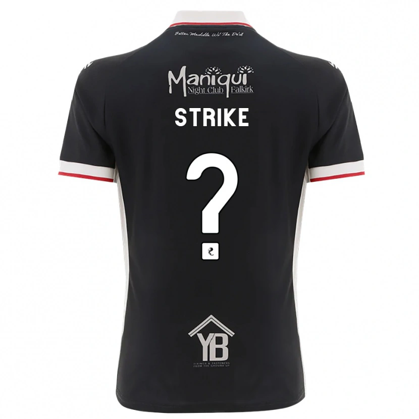 Danxen Kinderen Ally Strike #0 Zwart Wit Rood Thuisshirt Thuistenue 2026/27 T-Shirt België