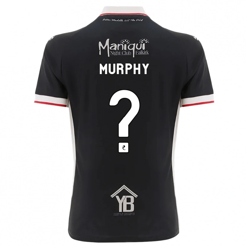Danxen Kinderen Olivia Murphy #0 Zwart Wit Rood Thuisshirt Thuistenue 2026/27 T-Shirt België