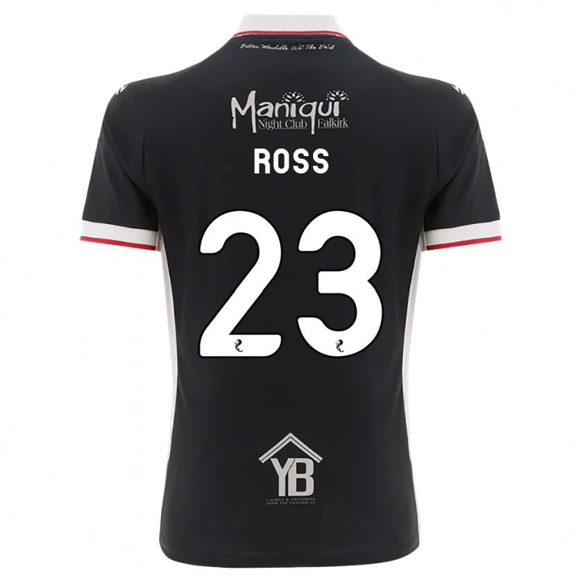 Danxen Kinderen Ethan Ross #23 Zwart Wit Rood Thuisshirt Thuistenue 2026/27 T-Shirt België