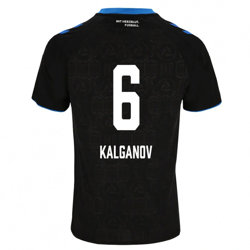 Danxen Kinderen Levin Kalganov #6 Zwart Wit Rood Thuisshirt Thuistenue 2026/27 T-Shirt België