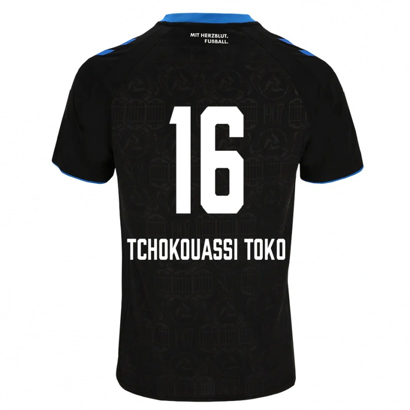 Danxen Kinderen Daryl Tchokouassi Toko #16 Zwart Wit Rood Thuisshirt Thuistenue 2026/27 T-Shirt België